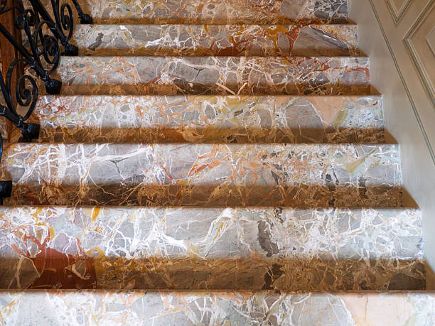 pulido y abrillantado de escaleras de marmol